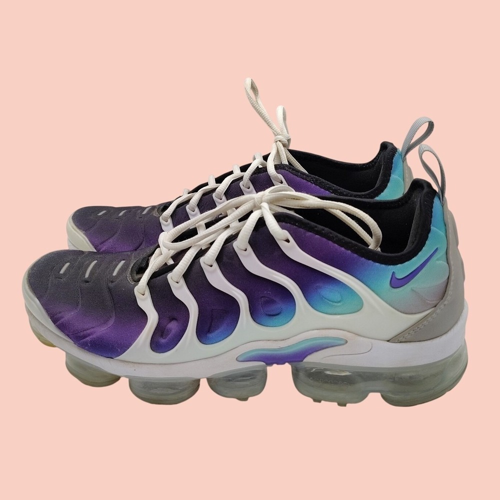 Nike Air VaporMax Plus Grape Purple/Black/Blue/White Sneaker Mens 9 924453-101